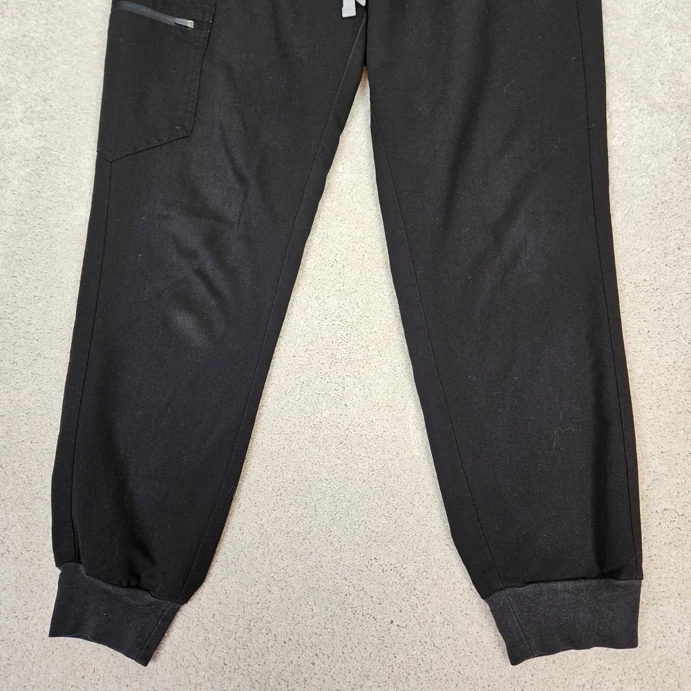 FIGS Women's Technical Collection Black Jogger Scrub Pants Technical Fabric Sz L